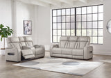 Boyington Sofa, Loveseat and Recliner in Gray from Ashley - Luna Furniture