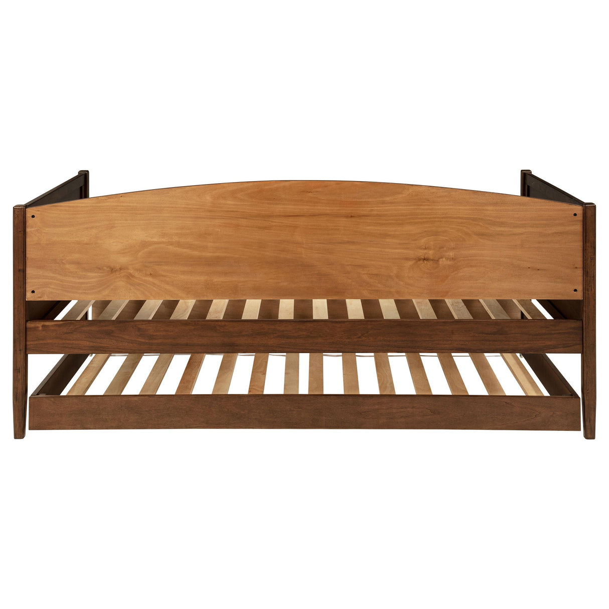 Bozeman Walnut Wood Twin Daybed With Trundle Medium from Coaster - Luna Furniture