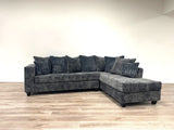 Bozo Charcoal RAF Sectional from Happy Homes - Luna Furniture