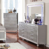 Brachium Silver Mirror (Mirror Only) from Furniture of America - Luna Furniture