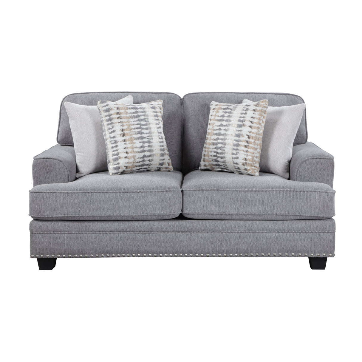 Bradford Gray Loveseat from Homelegance - Luna Furniture