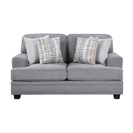 Bradford Gray Loveseat from Homelegance - Luna Furniture