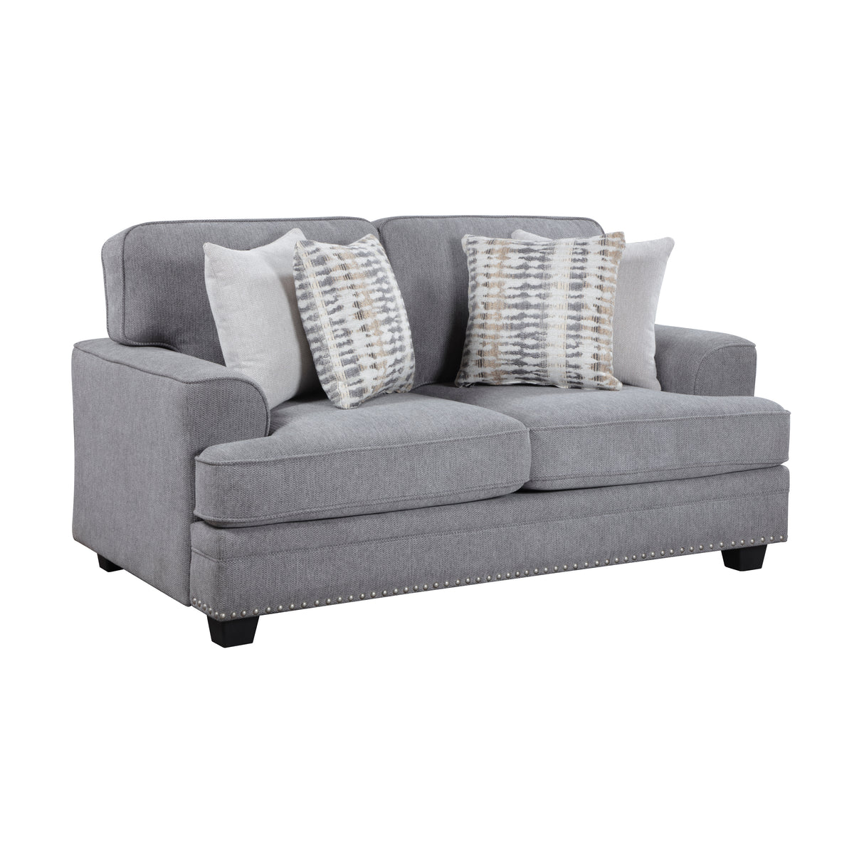 Bradford Gray Loveseat from Homelegance - Luna Furniture