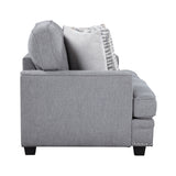 Bradford Gray Loveseat from Homelegance - Luna Furniture