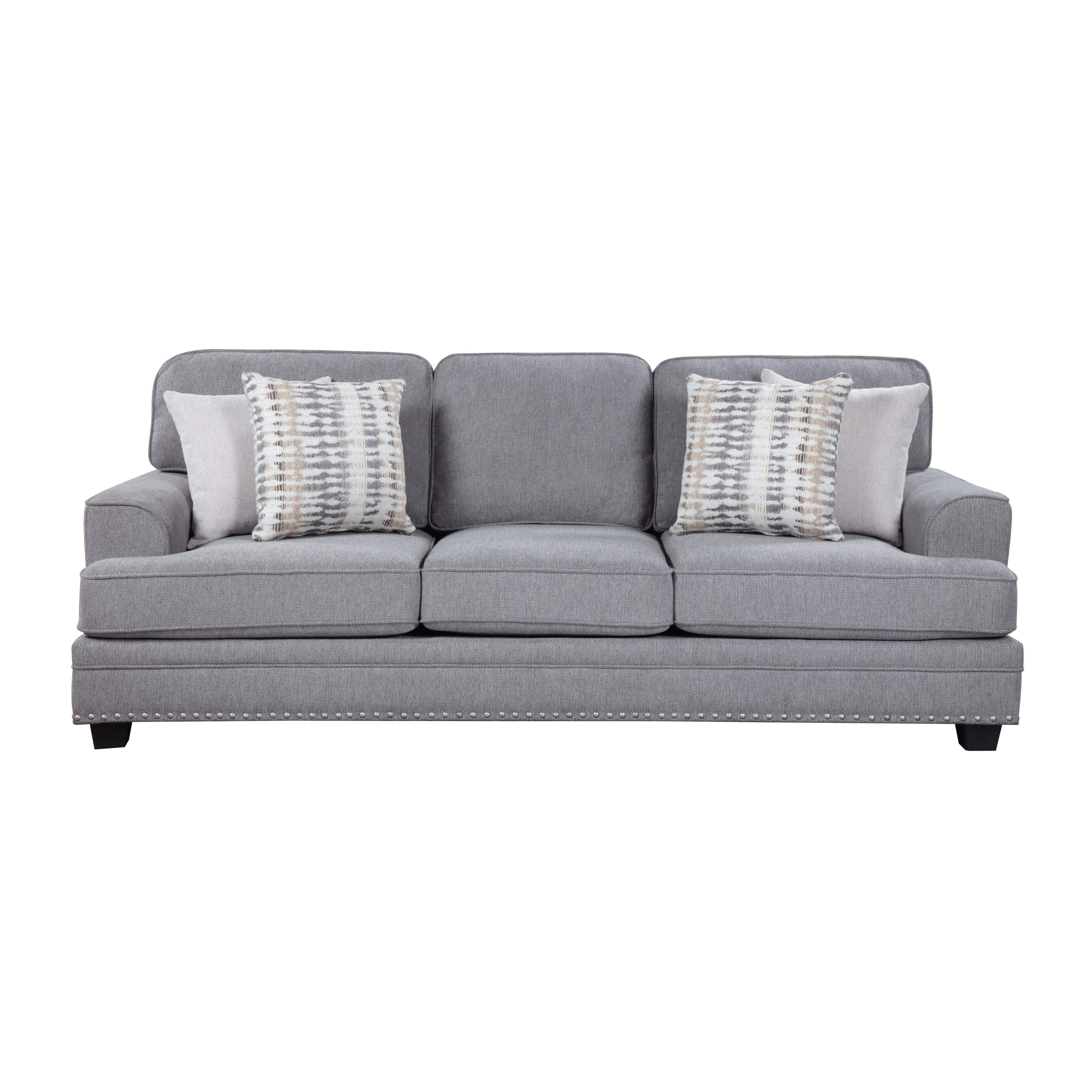 Homelegance 9648GY-3 Sofa - Luna Furniture
