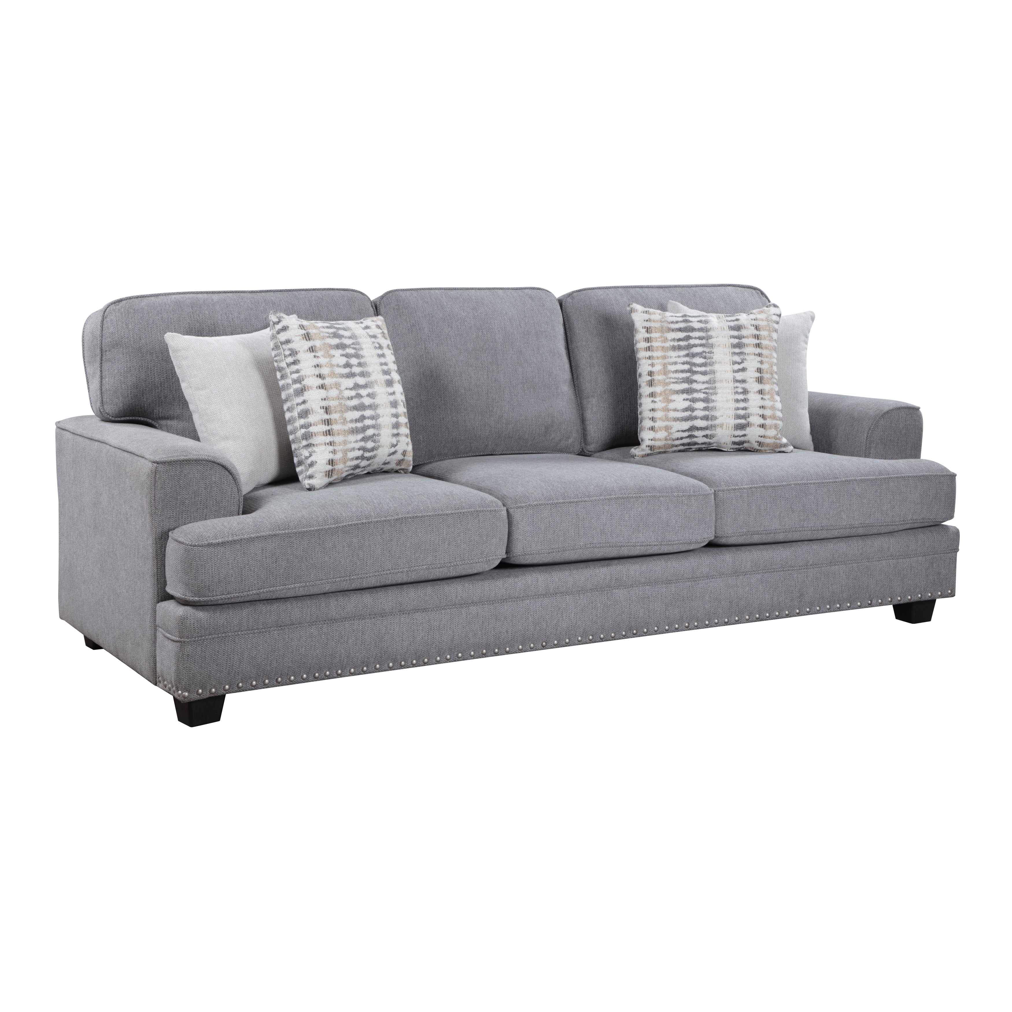 Homelegance 9648GY-3 Sofa - Luna Furniture