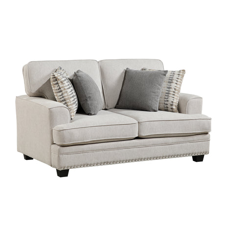Bradford Sand Loveseat from Homelegance - Luna Furniture
