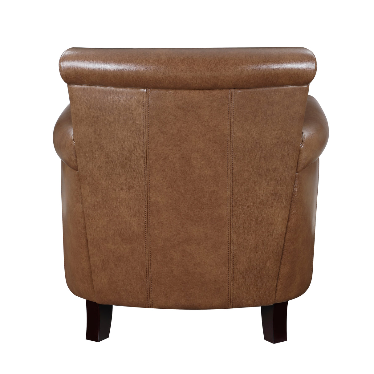 Braintree Brown Top-Grain Leather Accent Chair from Homelegance - Luna Furniture