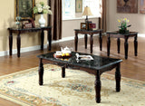 Brampton Espresso/Black 3 Pc. Table Set from Furniture of America - Luna Furniture