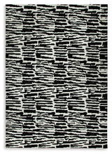 Bramshaw Black/Ivory Extra Large Rug from Ashley Furniture - Luna Furniture