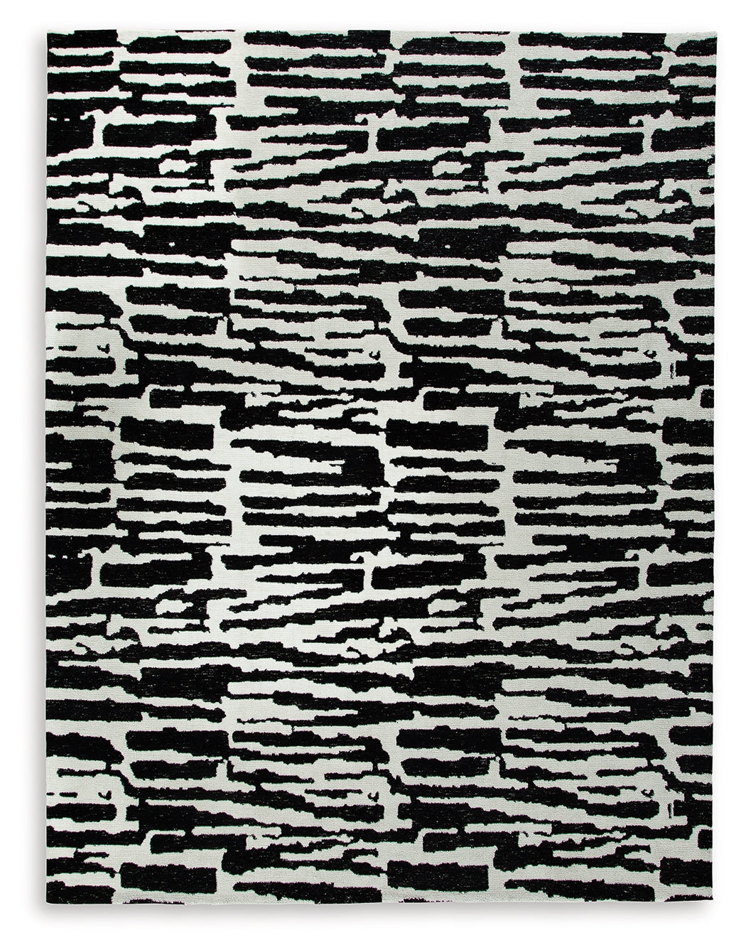 Bramshaw Black/Ivory Large Rug from Ashley - Luna Furniture