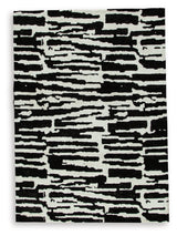 Bramshaw Black/Ivory Medium Rug from Ashley - Luna Furniture