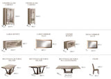 Arredo Ambra 5-Piece Dining Room Set from ESF Furniture - Luna Furniture