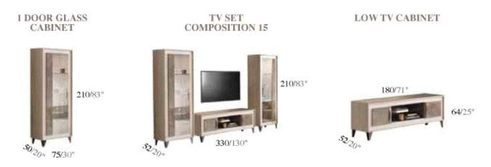 Arredo Ambra TV Cabinet from ESF Furniture - Luna Furniture