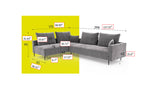 Redford Sectional from ESF Furniture - Luna Furniture
