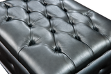 415 Gray Top-Grain Leather Sofa from ESF Furniture - Luna Furniture