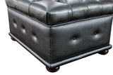 415 Gray Top-Grain Leather Chair from ESF Furniture - Luna Furniture