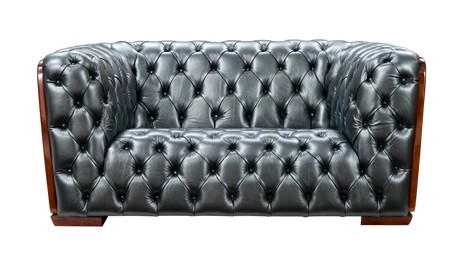 415 Gray Top-Grain Leather Chair from ESF Furniture - Luna Furniture