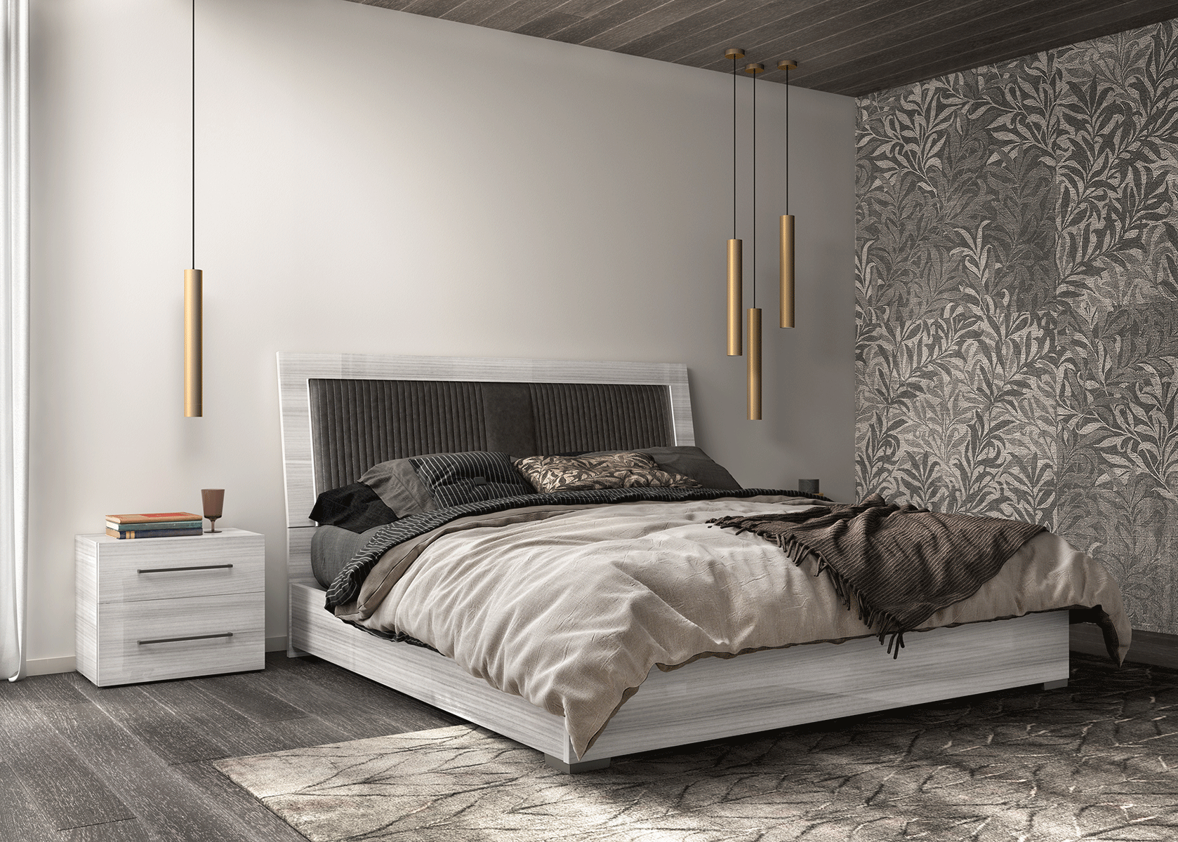 Athena 4 Door Wardrobe from ESF Furniture - Luna Furniture