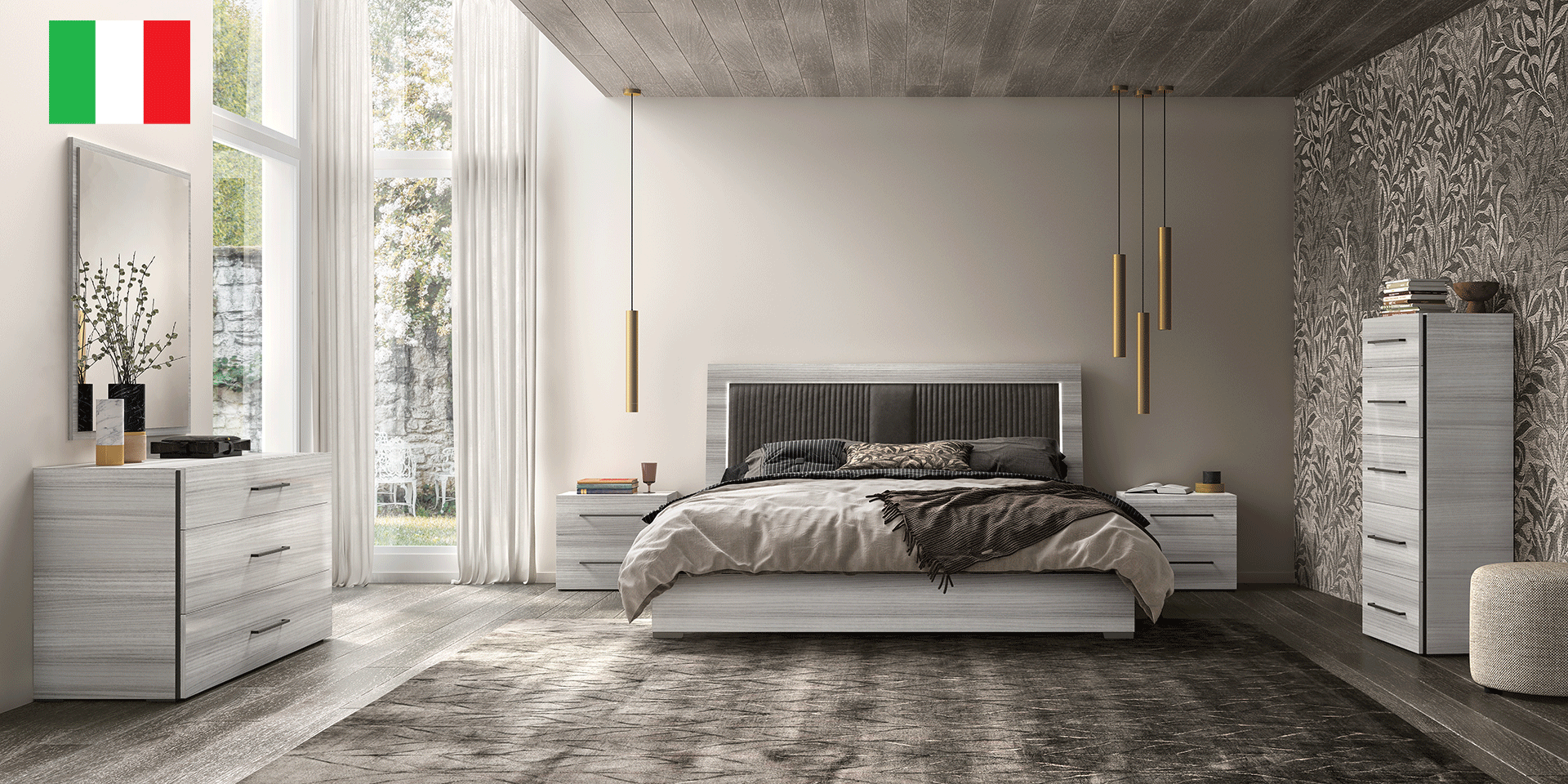 Athena 2 Door Wardrobe from ESF Furniture - Luna Furniture