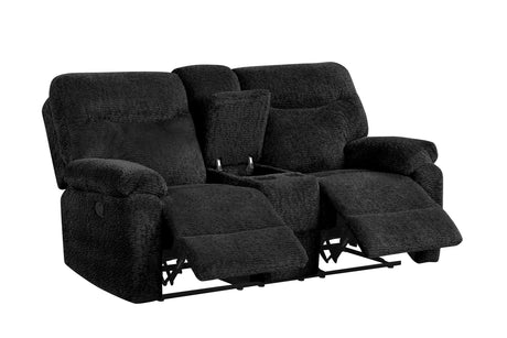 Bravo Black 3-Piece Reclining Set from Happy Homes - Luna Furniture