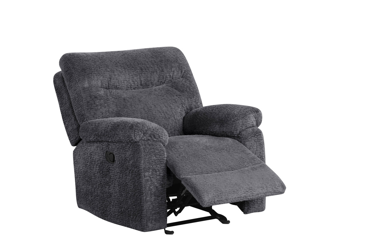 Bravo Gray 3-Piece Reclining Set from Happy Homes - Luna Furniture