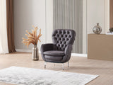 Bravo 3-pieces (Sofa & Loveseat & Chair) Livingroom Set in Black from Furnia - Luna Furniture