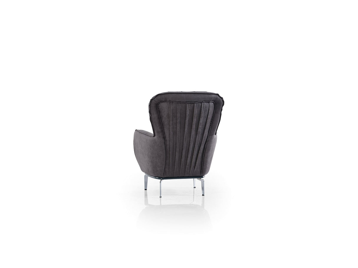 Bravo Chair in Black from Furnia - Luna Furniture