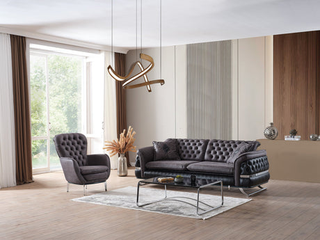 Bravo Chair in Black from Furnia - Luna Furniture