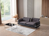 Bravo 3-pieces (Sofa & Loveseat & Chair) Livingroom Set in Black from Furnia - Luna Furniture