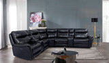 Braylee Dark Navy Power Sectional from Furniture of America - Luna Furniture