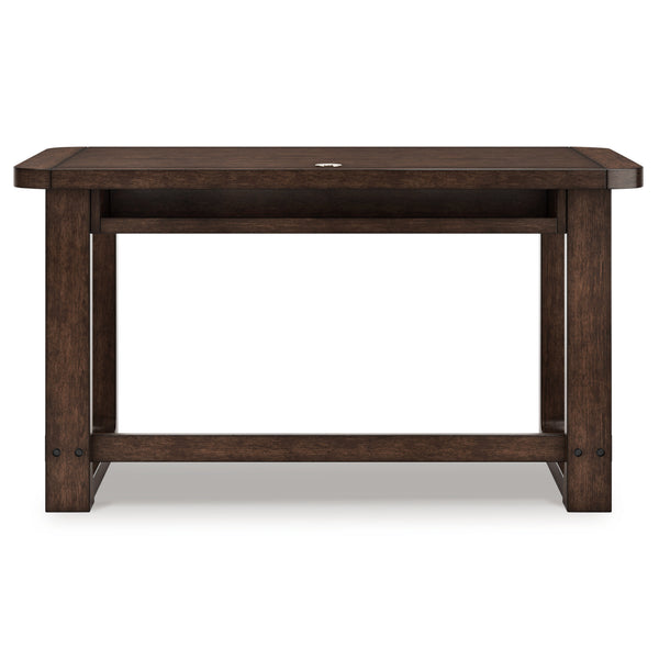 Breckington Dark Brown 56" Home Office Desk