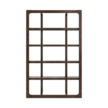 Breckington Dark Brown 76" Bookcase from Ashley - Luna Furniture