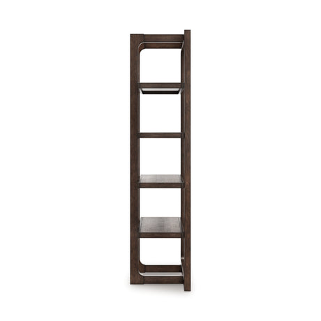 Breckington Dark Brown 76" Bookcase from Ashley - Luna Furniture