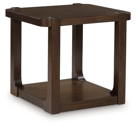 Breckington Dark Brown End Table from Ashley - Luna Furniture