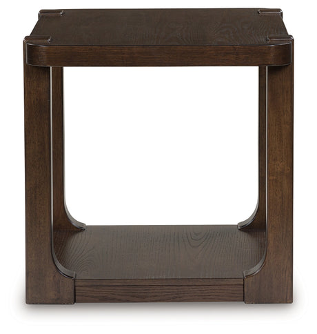Breckington Dark Brown End Table from Ashley - Luna Furniture