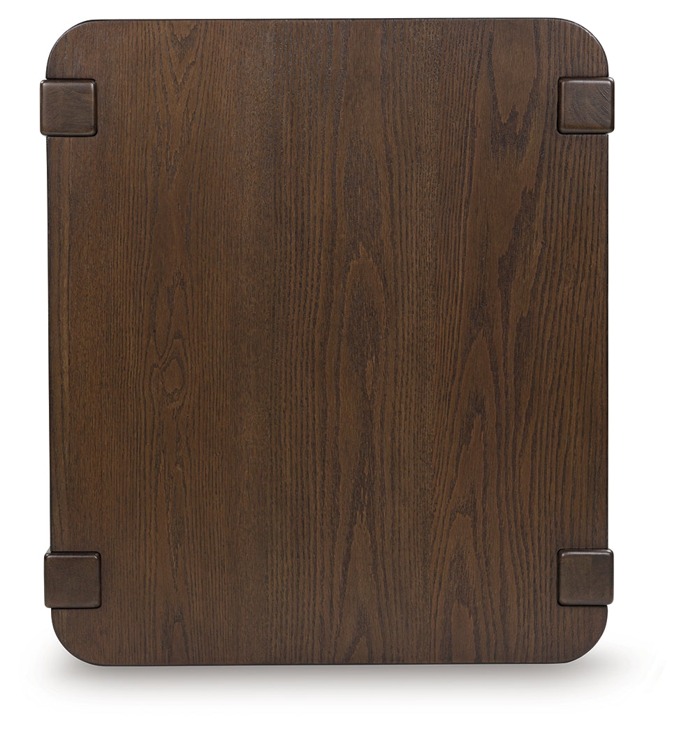 Breckington Dark Brown End Table from Ashley - Luna Furniture