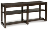 Breckington Dark Brown Sofa Table from Ashley - Luna Furniture