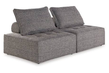Bree Zee Brown 2-Piece Outdoor Sectional from Ashley - Luna Furniture