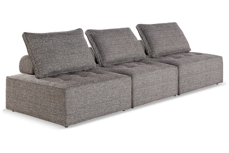 Bree Zee Brown 3-Piece Outdoor Modular Seating from Ashley - Luna Furniture