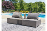 Bree Zee Brown 3-Piece Outdoor Sectional from Ashley - Luna Furniture