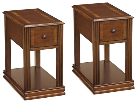 Breegin 2 End Tables in Brown from Ashley - Luna Furniture