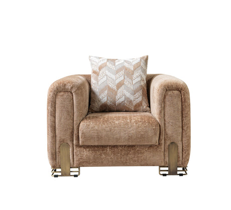 Brenda Coffee Boucle Chair from Nova Furniture - Luna Furniture