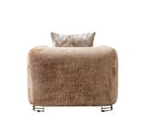 Brenda Coffee Boucle Chair from Nova Furniture - Luna Furniture
