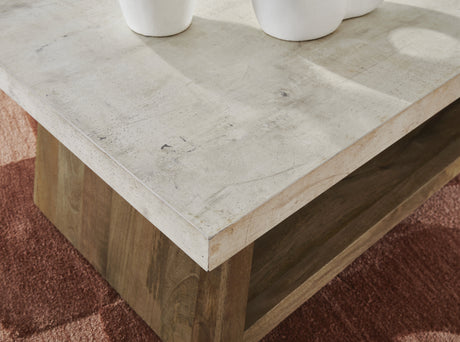Brendalhouse Light Brown Coffee Table from Ashley - Luna Furniture