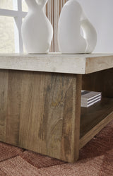 Brendalhouse Light Brown Coffee Table from Ashley - Luna Furniture