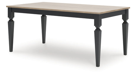 Brenkerton Grayish Brown/Black Dining Table from Ashley - Luna Furniture