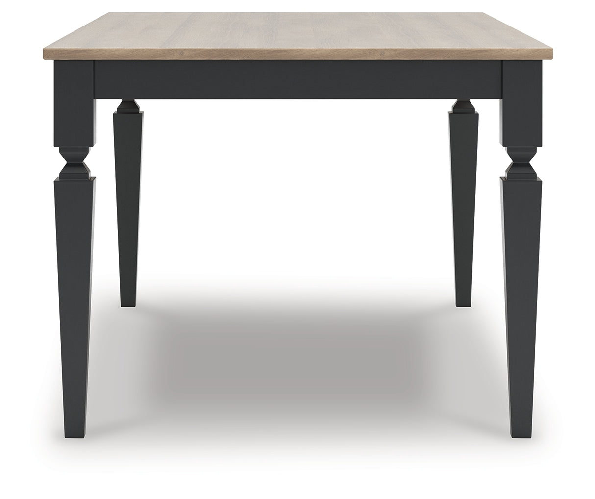 Brenkerton Grayish Brown/Black Dining Table from Ashley Furniture - Luna Furniture