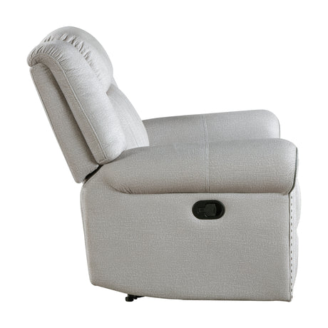 Brennen Mist Reclining Chair from Homelegance - Luna Furniture