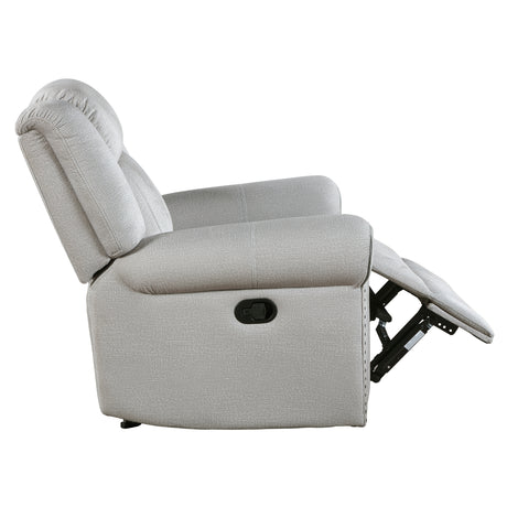 Brennen Mist Reclining Chair from Homelegance - Luna Furniture